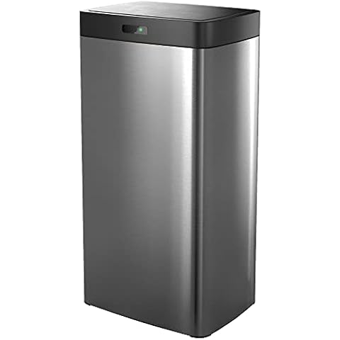 StangVollby KINNA Cubo de basura con sensor - 50L - Plata - Acero inoxidable Cover