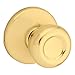 Kwikset 92001-513 Tylo Hall & Closet Knob in Polished Brass