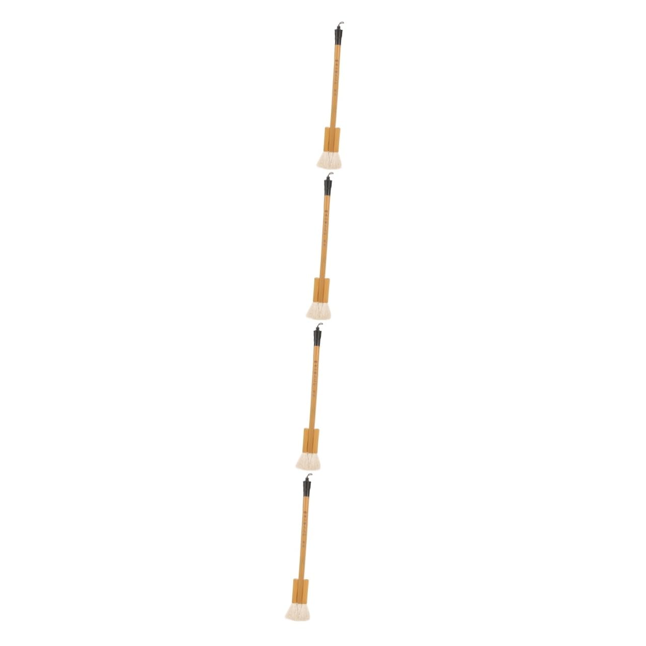 SHINEOFI 4 Pinceles De Acuarela Para Pintar De Lana Para Sombrear De Artista Para Practicar De Gel Lavable De Bambú