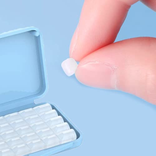 Vorgeschnittenes Kieferorthopädisches Wachs | Dentalwachs für Zahnspangen (10 Kisten, ohne Aroma)