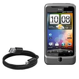 BoxWave Cable Compatible with HTC Desire Z - DirectSync Cable, Durable Charge and Sync