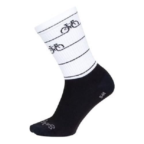SockGuy Unisex Crew 6in Cyclepath Cycling/Running Socks2