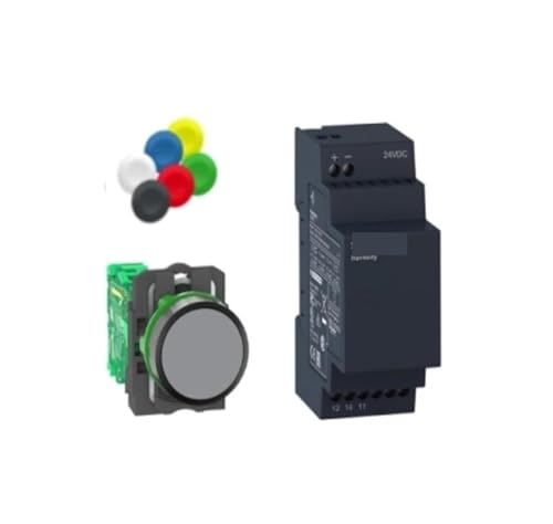 Bouton poussoir sans fil XB5RFB01 robuste Ø22 mm pour environnement exigeant