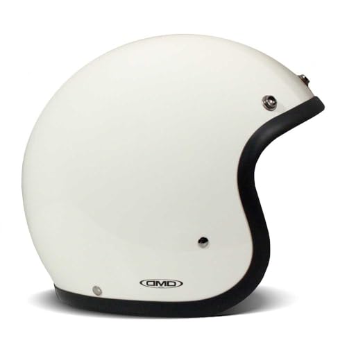 Casco jet retro cream m cómodo para motoristas que buscan estilo vintage y ligereza diaria