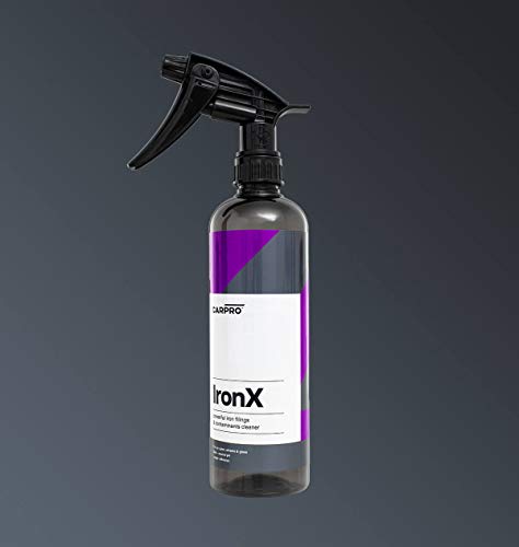 CarPro Iron X 500 ml – Eliminador de óxido y limpiador de llantas con pH neutro – eficaz removedor de hierro para pintura, llantas y vidrio + guantes de nitrilo Fiwiko