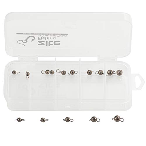 Zite Fishing Ultra Light Cheburashka Tungsten Jigheads Set  Bolas de plomo intercambiables, 0,6-2 gramos para señuelos artificiales