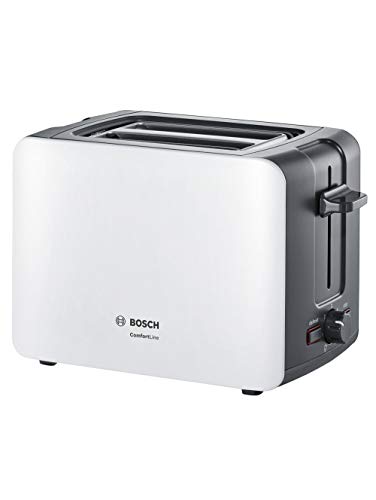 6 mejores tostadoras 22 Bosch TAT6A111 - Tostadora de 2 ranuras largas, 1090 W...