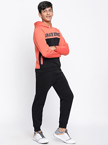 Image of Li'l Tomatoes Boys Fleece Winter Tracksuit Set | Full Sleeve Sweatshirt & Track Pant | Soft & Warm | 7-16 Years