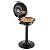 PALINDAWIN Electric Grill for Indoor Outdoor, Portable Double Layer Design Countertop BBQ Grills with Lid Stand/Tabletop Options for Barbecue Cooking (Black)