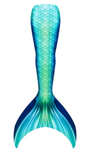 DNFUN Mermaid Tail for Swimming for Adults,Without Monofin.