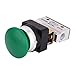 Pneumatic Mechanical Valve, 2 Position 3 Way G1/8 Port Size Aluminum Alloy Pneumatic Control Mechanical Valve Push Button Switch for Mechanical Textile Equipment Food Processing
