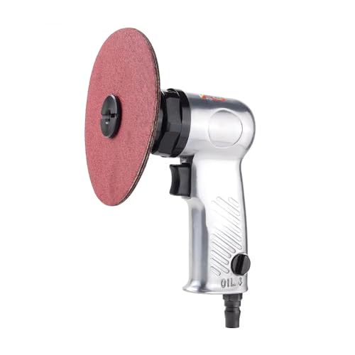 LeTkingok Lijadora Neumática de 5 Pulgadas, 16.000 RPM, Amoladora Neumática para Pulir Metales y Eliminar Óxido