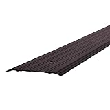 M-D Building Products 69816 Aluminum Commercial Flat-Profile Threshold: Durable and Sleek Entryway Access Solution Draft Protection (6 in. x 1/4 in. x 36 in) (Bronze)