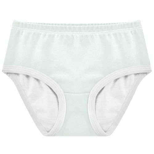 Joisal Mint Cream White Toddler Girls Underwear 2t Cotton Girl Panties Cute Flower Briefs Kids Undies