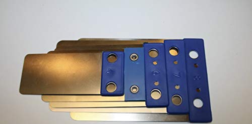 4 Piece Set 536/I Japanese Spatula - Rounded Edges