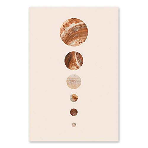 Tableau Système Solaire moderne décoration murale grand format 70x100