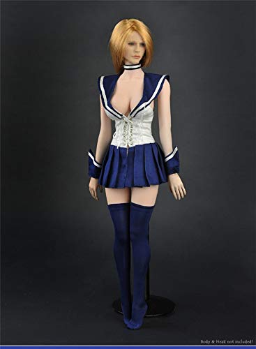 HHFC Figure Accessories 1:6 Fgiure Sex Sailor Suit Set 1/6 Sexy Female Boater Clothes Set 12" Action Figure Clothing Set