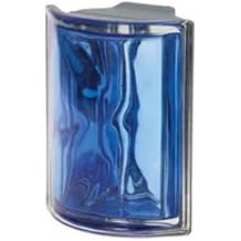 Pegasus Metalized Q19 Cobalto Wave Rounded Corner Glass Block