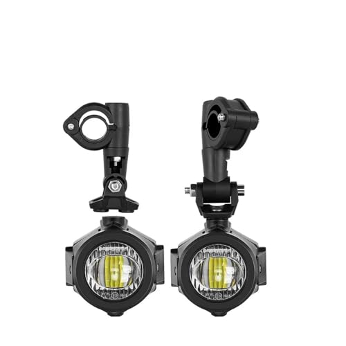 R 1200 GS Nebelscheinwerfer Motorradzubehör LED-Hilfsnebelscheinwerfer Fahrlampe Kompatibel mit BMW R1200GS F800GS F700GS F650 K1600(Light With Bracket)
