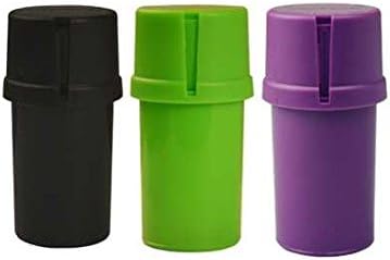 3 PACK - MedTainer Storage Container with Built-In Grinder | Grinder and Large Container