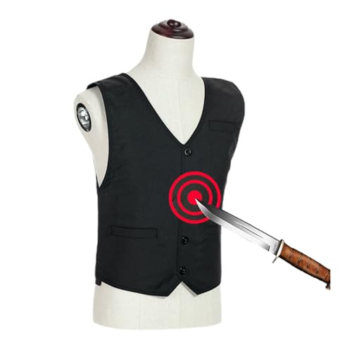 防弾チョッキ 本物 軽量 ビジネス用 V ネック 安全弾丸ベスト 見えない 緊急防弾•防刃•防刺服 耐衝撃 戦術的なボディアーマー 突き刺し防止 成人男性女性防衛装備 日常/職場両対応のサムネイル