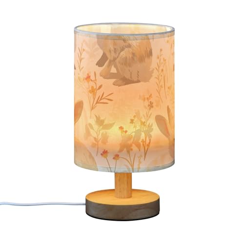 Lámpara de mesa LED Yellow Rabbit con puerto USB miniatura 2