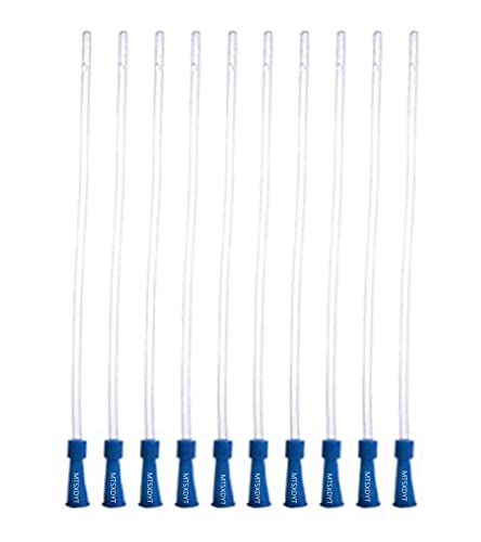 Enema Catheter Colon Tube, Replacement Enema Tube 25Cm Colon Tip,Mtsxdyt Medical Grade Soft Insert Tips For Colon Cleaning,Disposable Cleaning Enema Nozzless(10 Pack)，14Fr #TOP20