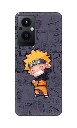 Image of PRINTFIDAA Printed Hard Back Cover Case for Oppo F21 Pro 5G | Oppo F21s Pro 5G | Oppo Reno 7Z 5G Back Cover (Famous Anime Cartoon Character) -112
