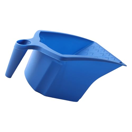 Montesy Paint Cup Bucket with Ergonomic Handle Blue Paint Tray Painting Trim Container for Automotive Body Paint Repair
