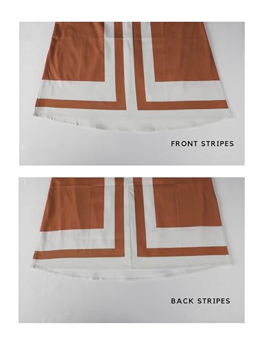 Image of Fiona Jolin Women's Striped Mini Dress Boho Shoulder Strap Sundress Summer Cover Up Dress for Beach