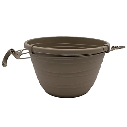 The Hc Companies 11 Inch Wrapt Hanging Planter - Lightweight Outdoor Plastic Hanging Basket For Plants, Herbs, Flowers, Pepperstone #TOP1