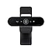 Logitech BRIO Webcam Ultra HD 4K 30/60 fps per Streaming, Videoconferenze e Registrazione per Windows e Mac, per il Gaming, Funziona con Skype, Zoom, XSplit, Youtube, PC/Xbox/Laptop, Nero immagine