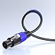 Jumwa 5M 2pack Speakon zu Speakon Lautsprecherkabel M-M für Audio Verstärker 12 Guage Cord Wire Kabel mit Twist Lock DJ/PA Stecker für Heavy Duty Audio