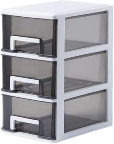 GEBYUIプラスチック透明小物収納ボックス 引き出し用小物整理収納ケース 卓上文房具化粧品事務用品収納 デスク周り文書レターケース 多用途透明収納容器?