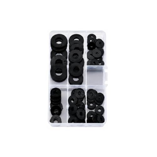 Rondelles plates en nylon noir M3-M12 anti-corrosion et vibrations