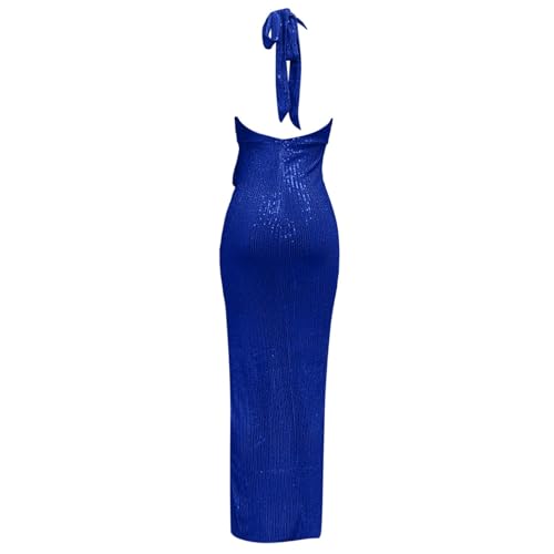 Robe de soirée élégante anti-complexes avec col V et dos nu unique - 6