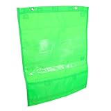 DOITOOL Clear Wall Mount Pocket Organizer for Classroom Management Transparent Storage Hanger with Large Capacity for Cards Easy Installation for Desk Space Saving