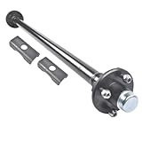 AP01 2000 Pounds Complete 4 Lug Trailer 54 Inch Hub Face Trailer Boat Axel U-Bolt Compatible with Automotive Motorcycle Parts