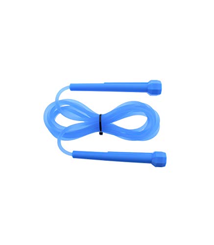 Riscko Comba De Pvc Fitness Para Crossfit, Gimnasio, Boxeo, Cardio | Cuerda Para Saltar De Entrenamiento Para Ejercitar El Cuerpo Azul