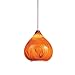 WAC Lighting QP-LED933-AM/BN Truffle Quick Connect LED Pendant Amber Shade with Brushed Nickel Socket Set