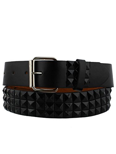 Grindstore Ceinture à clous pyramide coloris noir