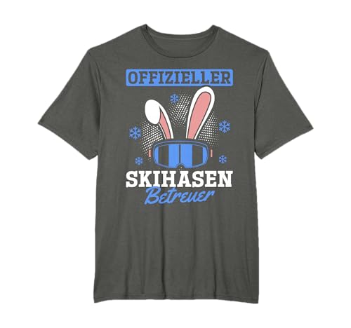 Skifahrer Party Skiurlaub - Offizieller Skihasen Betreuer T-Shirt