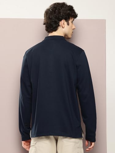 Image of Dillinger Men Oversized Long Sleeve Polo Tshirt
