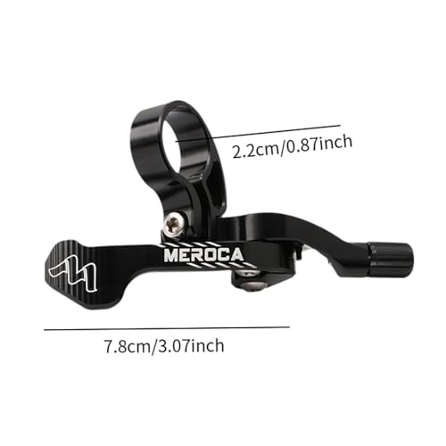 Commande de tige de selle vélo réglable et levier ergonomique