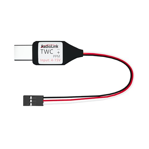 Radiolink Wireless Trainer System RC Radio Controller Type-C Trainer Cord Cable for Airplane Flight Training Works with T12D/T16D Transmitters