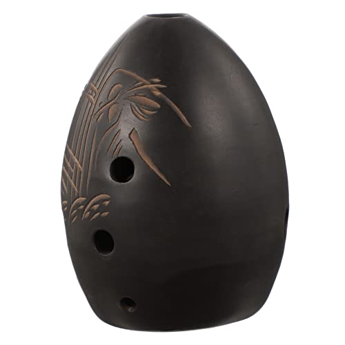 JOINPAYA Ocarina 8-hole Ceramic Ocarina for Boys and Girls Practice Musical Instrument Portable Design