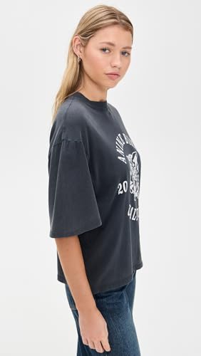 ANINE BING Women's Collegiate Leopard Avi Tee4