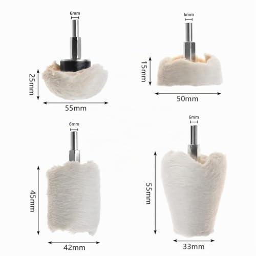 Borla para Pulir con Taladro 11 borla para pulir con taladro marca HuAFaN (2)
