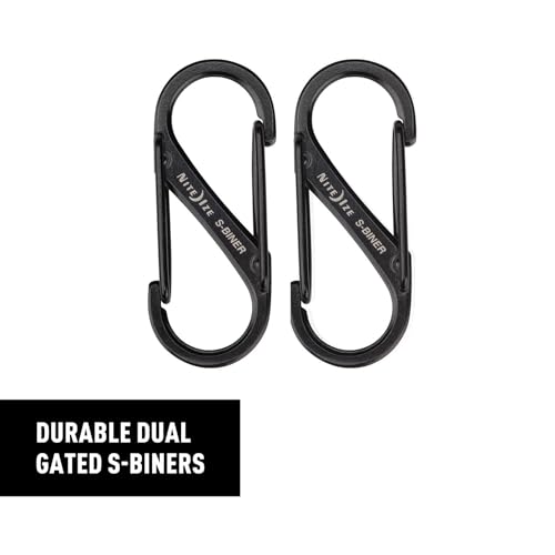 Nite Ize KEYRACK STEEL - S-BINER - Black