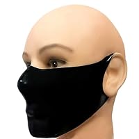 GREEFEI Latex Gummi Maske,Handgefertigte Latexmaske Kostümzubehör für Frauen und Männer Cosplay Party M